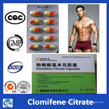 99% Reinheit 50-41-9 Steroid Clomifen Citrat Clomid